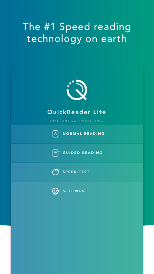 #1. QuickReader Lite (iOS) 由: Inkstone Software, Inc.