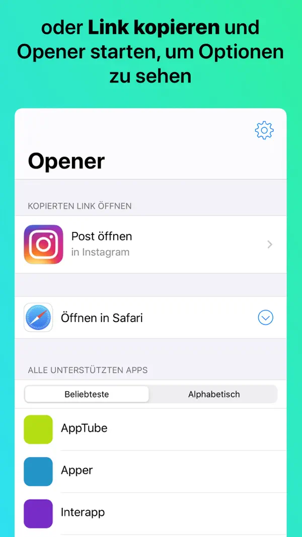 Opener ‒ open links in apps Screenshot 3