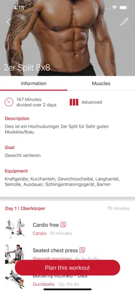 Game screenshot Pro-Fitness Trainingsapp hack