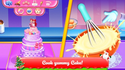 Christmas Doll Cooking Cakes Screenshot