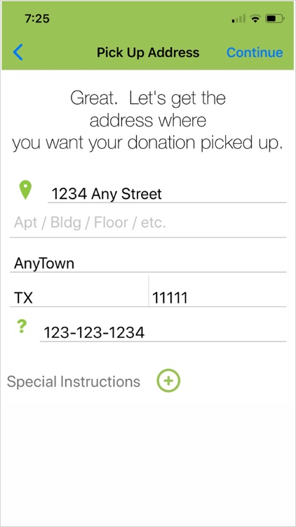 Charity Clothing Pickup