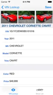 vin inventory iphone screenshot 2