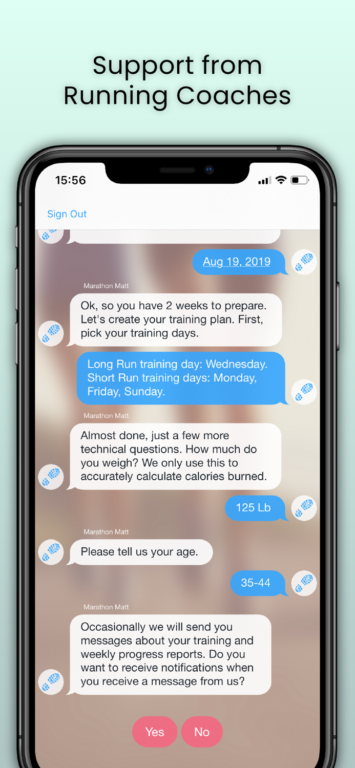 SportMe First 5K  Speed Coach