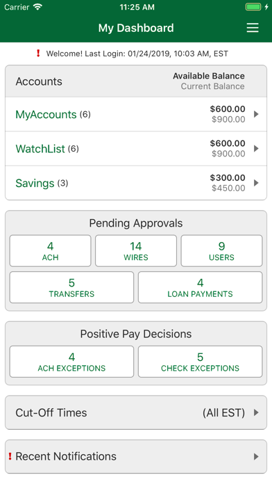 Timberland Bank Business Screenshot