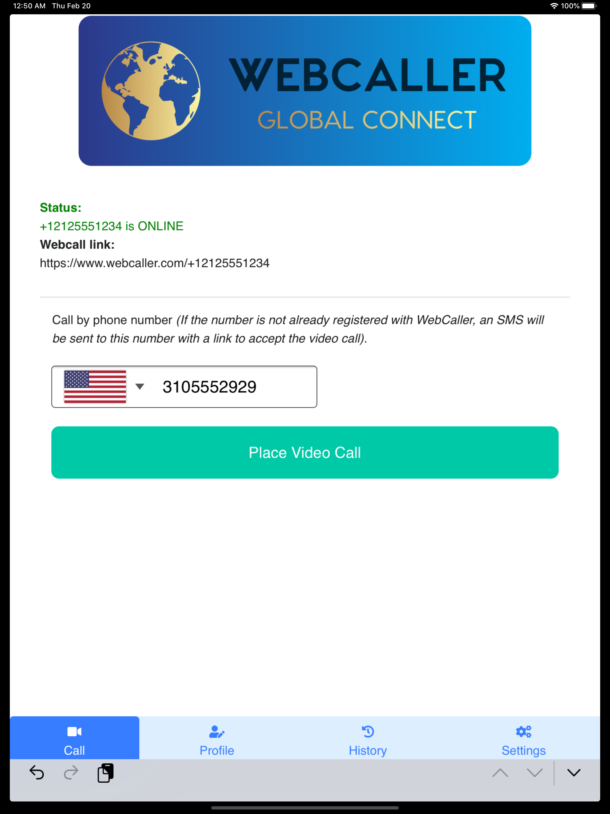WebCaller screenshot 10