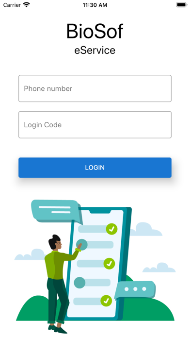 Biosof eService Screenshot