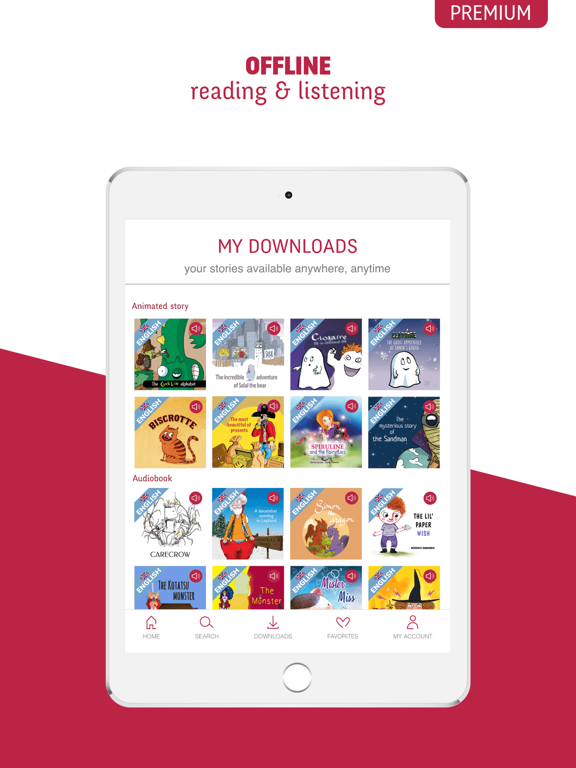 Whisperies, contes & histoires iPad screenshot 6 - Book app