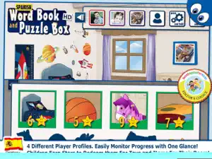Spanish Words and Kids Puzzles screenshot 4