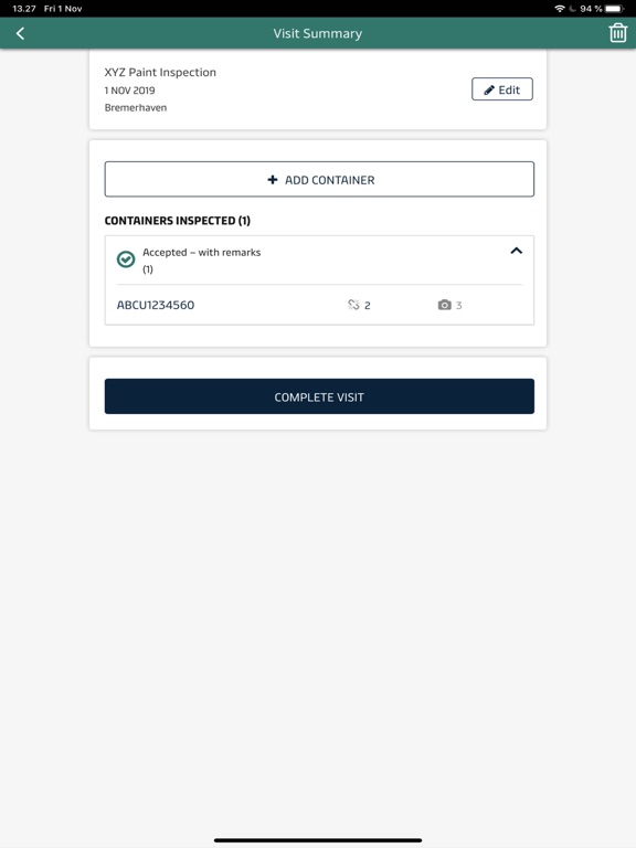 Screenshot #6 pour Container Inspection