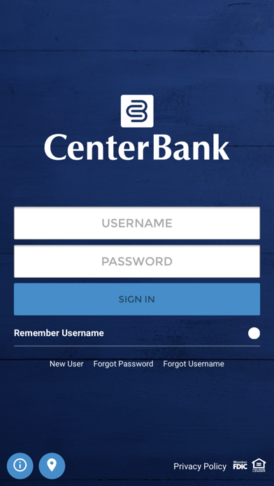 CenterBank Mobile Banking Screenshot
