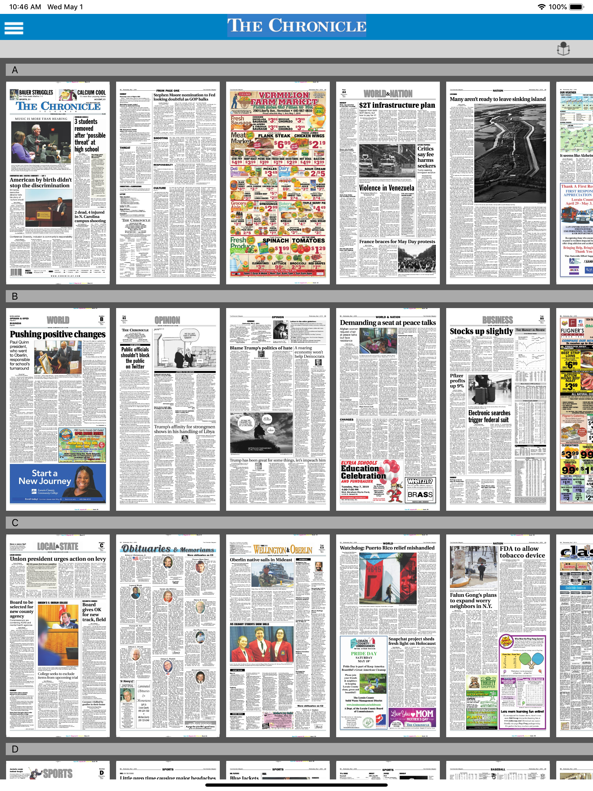 Chronicle Telegram Eedition screenshot 13