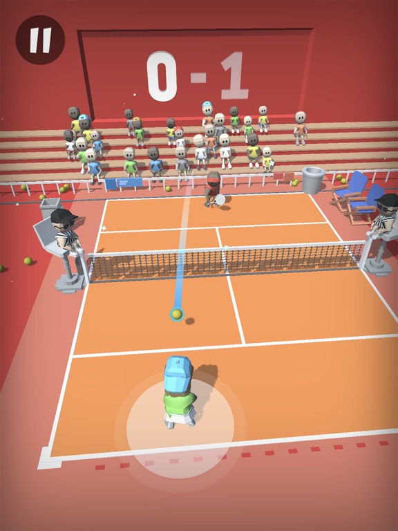 Screenshot #4 pour Fun Tunnis 3D - تحدي التنس