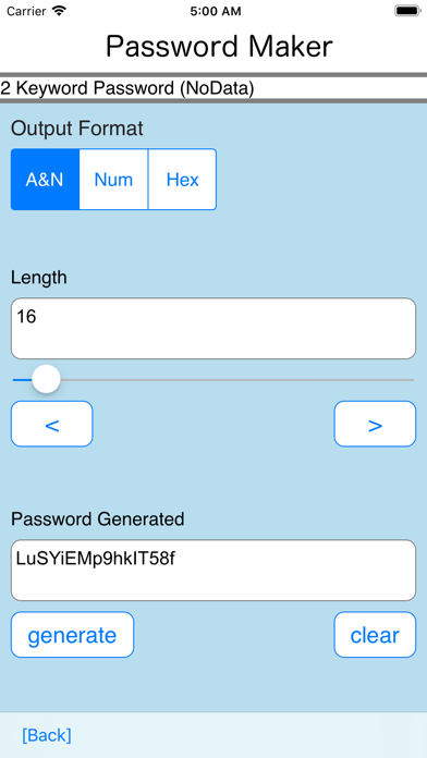 Password-Maker Screenshot