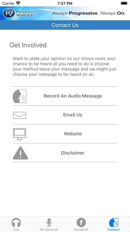 Progressive Voices App screenshot-3