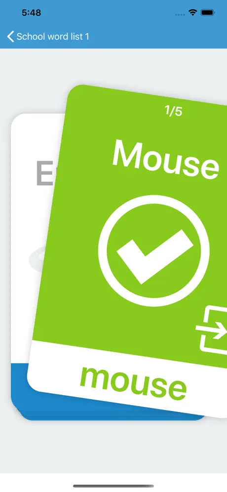 Spelling Test Flashcards