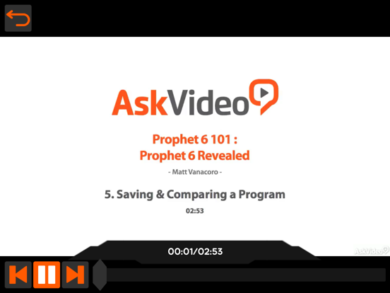 Screenshot #4 for Prophet 6 Course By Ask.Video