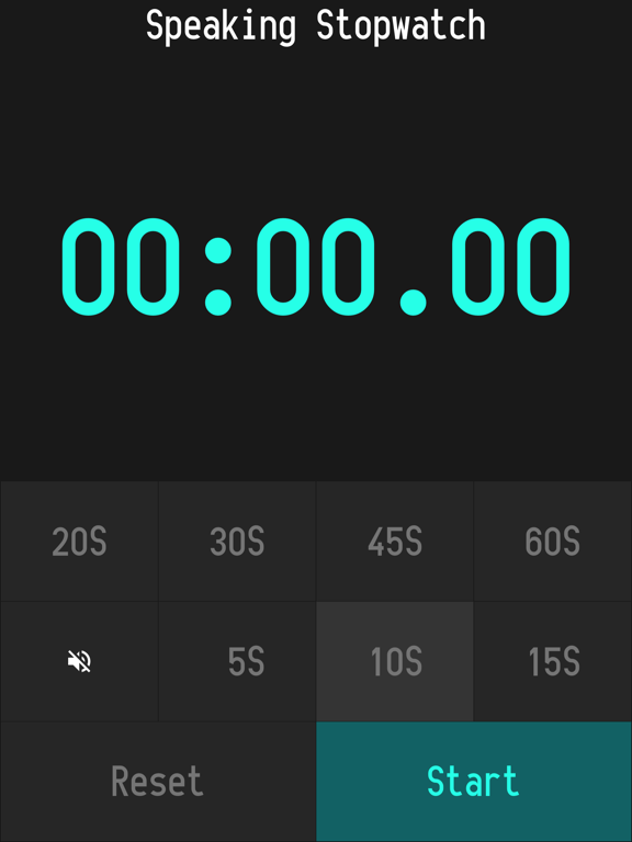 Screenshot #4 pour Speaking Stopwatch