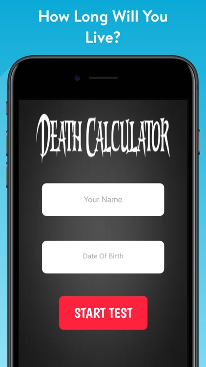 When Will I Die? - Calculator