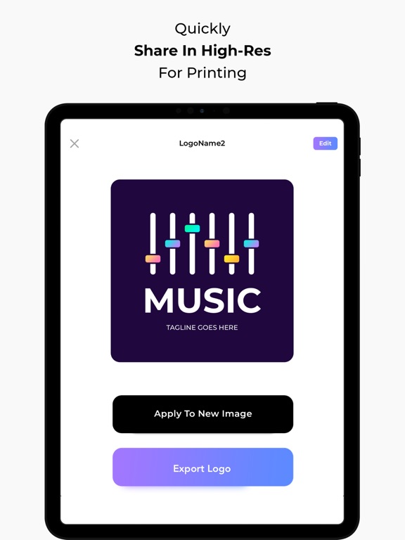 Logo Maker & Design Creator iPad screenshot 8 - Graphics & Design app