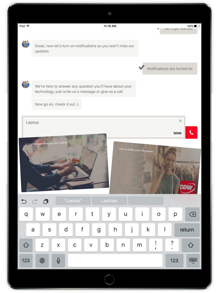 DaaS Support for CDW