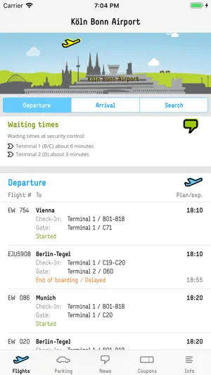 Köln Bonn Airport screenshot 1