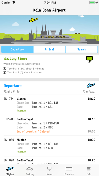 Köln Bonn Airport Screenshot