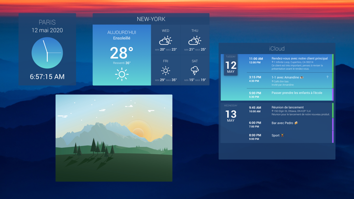 Screenshot #1 pour Dashbd2 - Dashboard sur TV