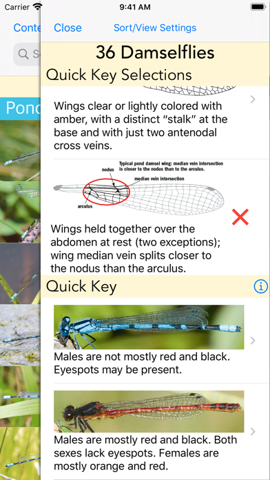 Damselflies of MN, WI, & MI Screenshot