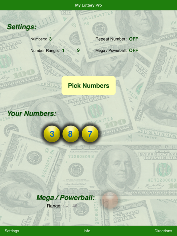Screenshot #3 for My Lottery Pro