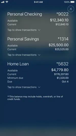 CRCU Mobile Banking screenshot 1