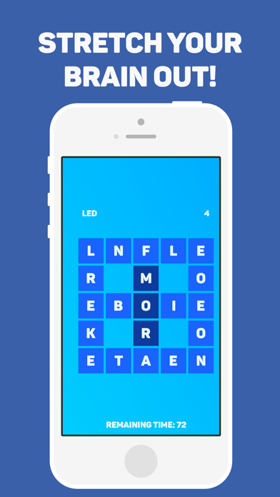 Word square — collect words iPhone screenshot