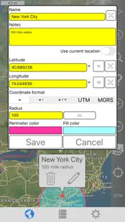 radius on map full version iphone screenshot 2