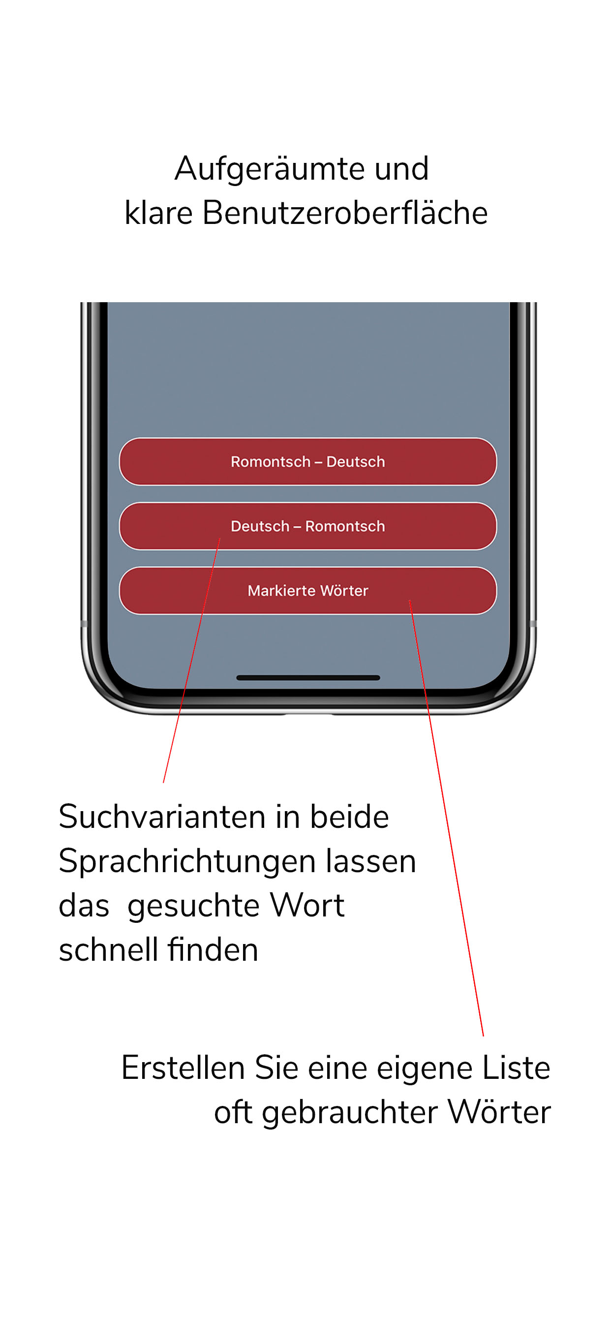 Wortsammlung Sursilvan screenshot 3
