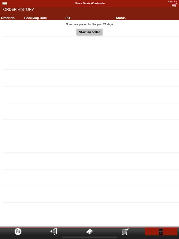 Russ Davis Checkout iPad screenshot