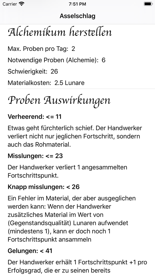 #3. Splittermond Alchemie (macOS) 由: Maik Barz