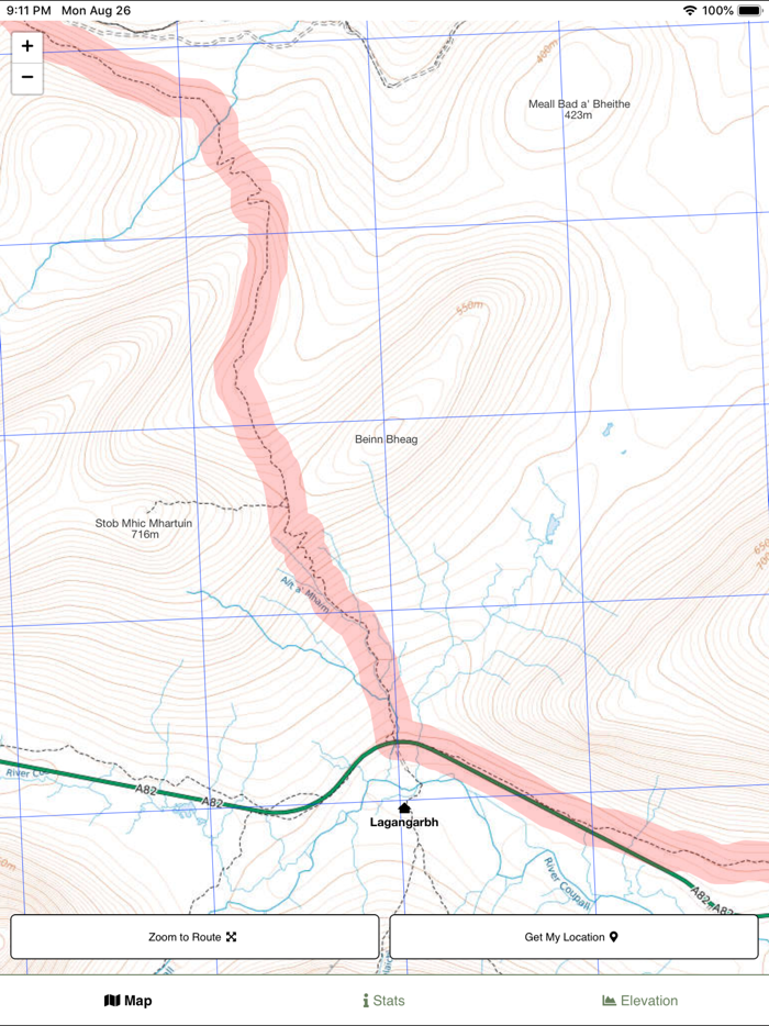 West Highland Way Map