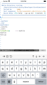 a-Shell screenshot