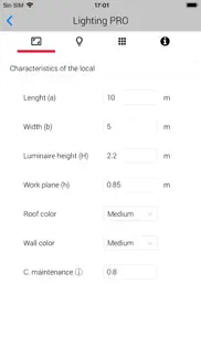 calculation of lighting pro iphone screenshot 4