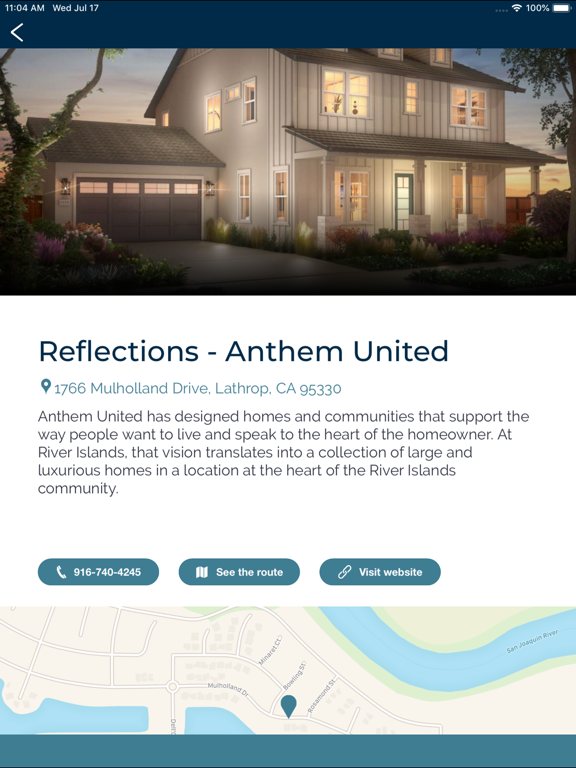 River Islands iPad screenshot 4 - Navigation app