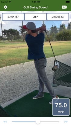 Golf Swing Speed Analyzer screenshot 3