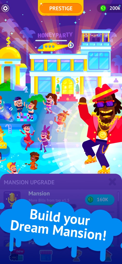 Partymasters - Fun Idle Game - Lavish Lifestyle