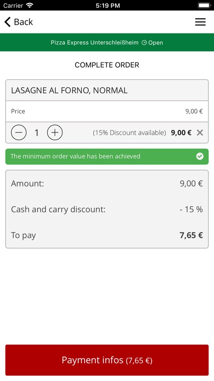 Pizza Express Unterschleißheim