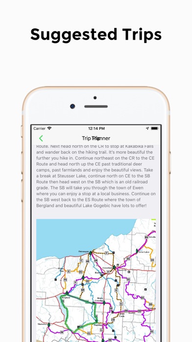 Michigan UP Trails Screenshot