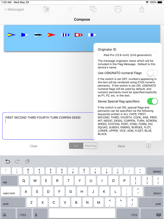 Screenshot #4 pour Signal Flags Communicator