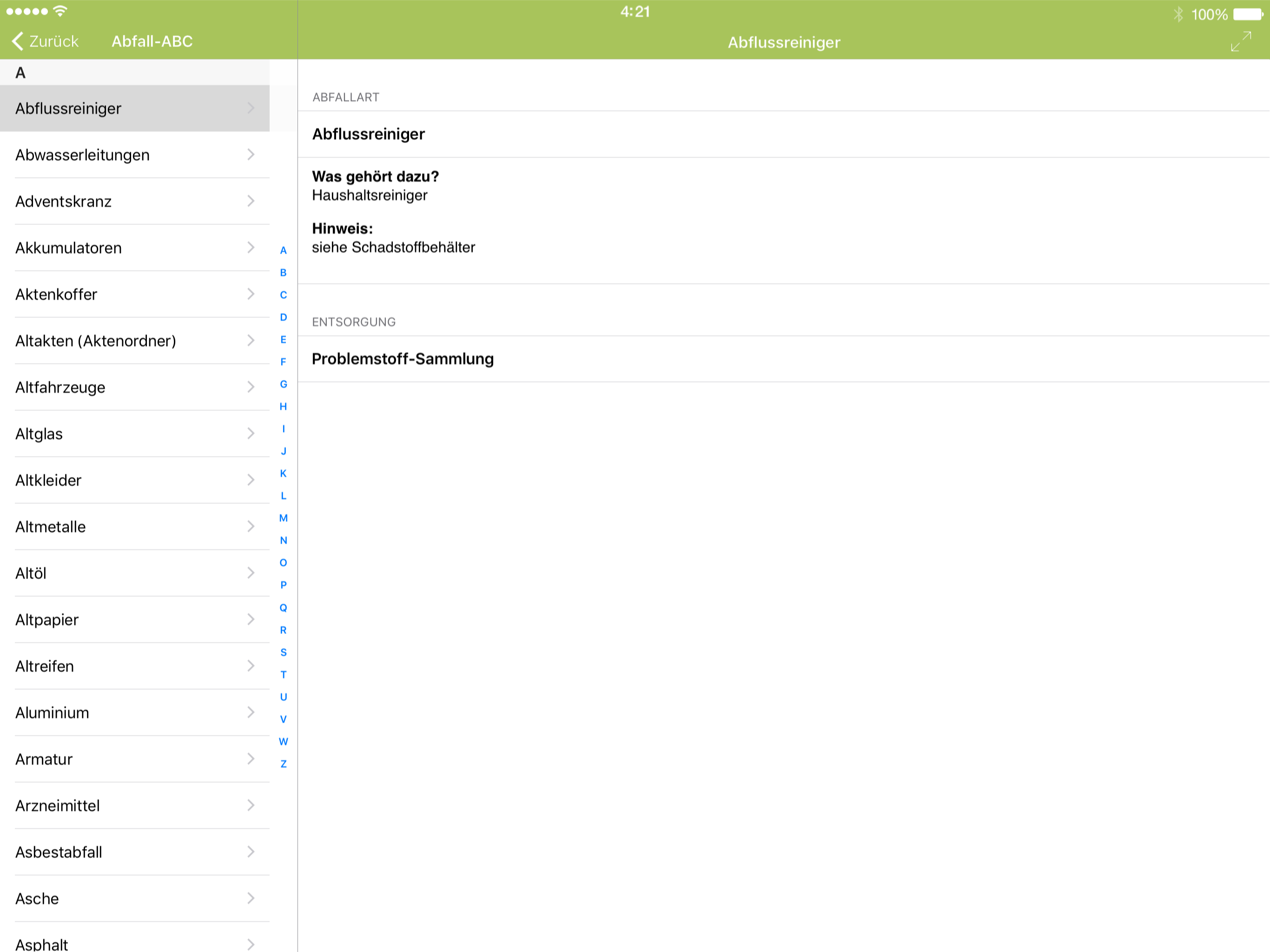 Abfall LK BT screenshot 8