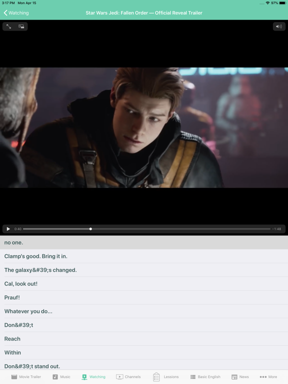 Learn Real English iPad screenshot 5 - Education app