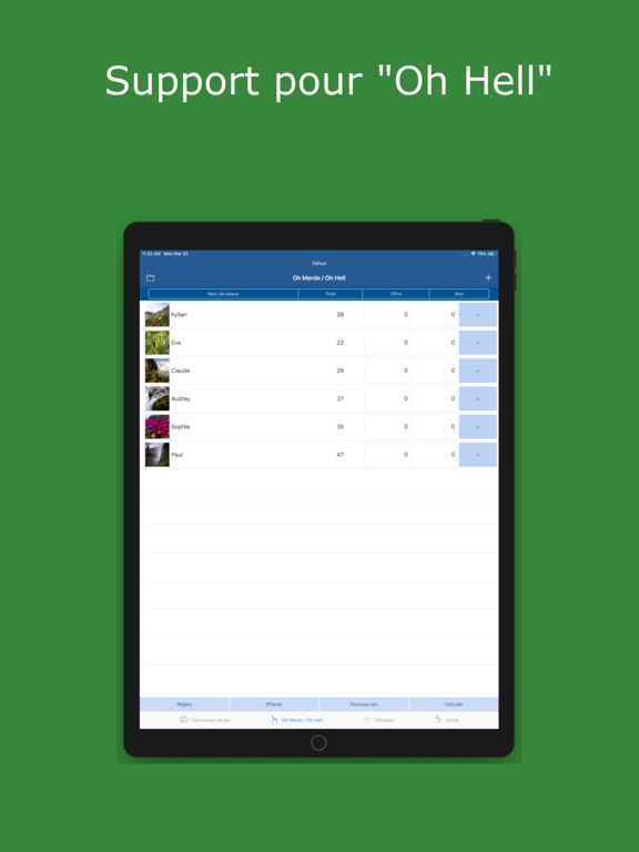 Screenshot #6 pour GameScore - Calculateur de jeu