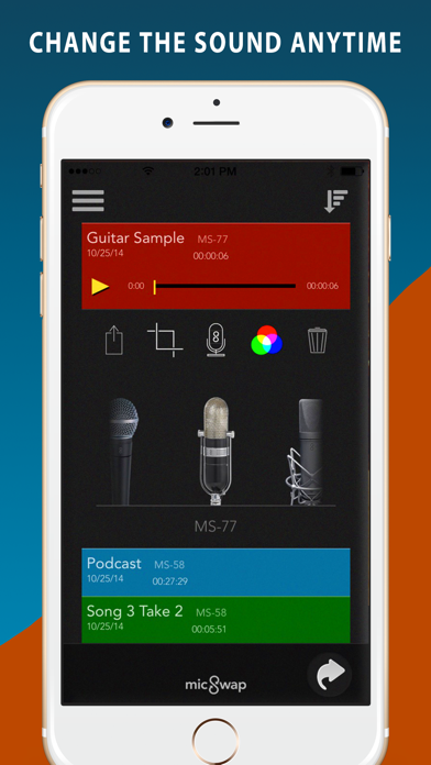 MicSwap Pro: Microphone Emulator And Recorder Screenshot 4