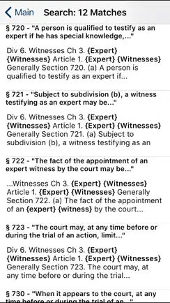 CA Evidence Code 2026 iPhone image 2