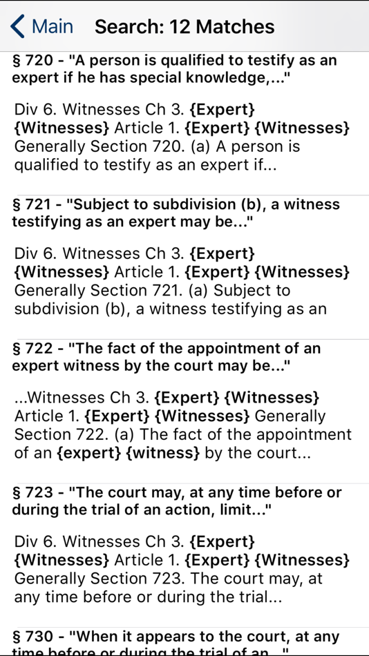 #2. CA Evidence Code 2025 (iOS) By: PDA Wizard